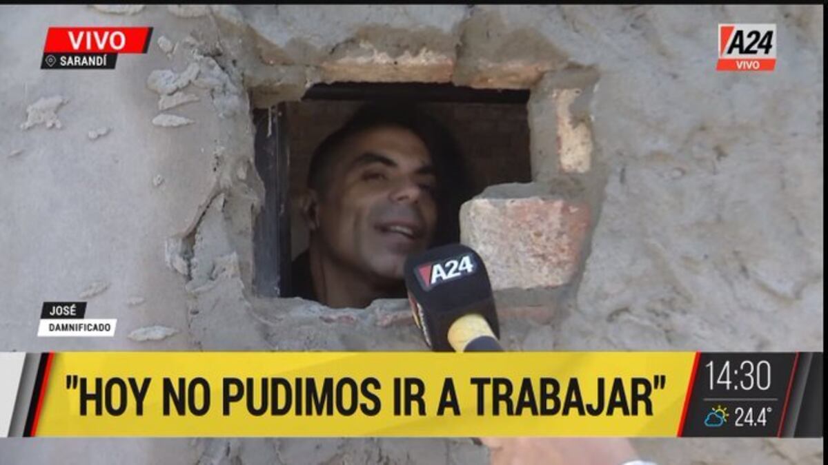 La municipalidad les tapió la casa con ellos adentro y estuvieron un día y medio sin poder salir.