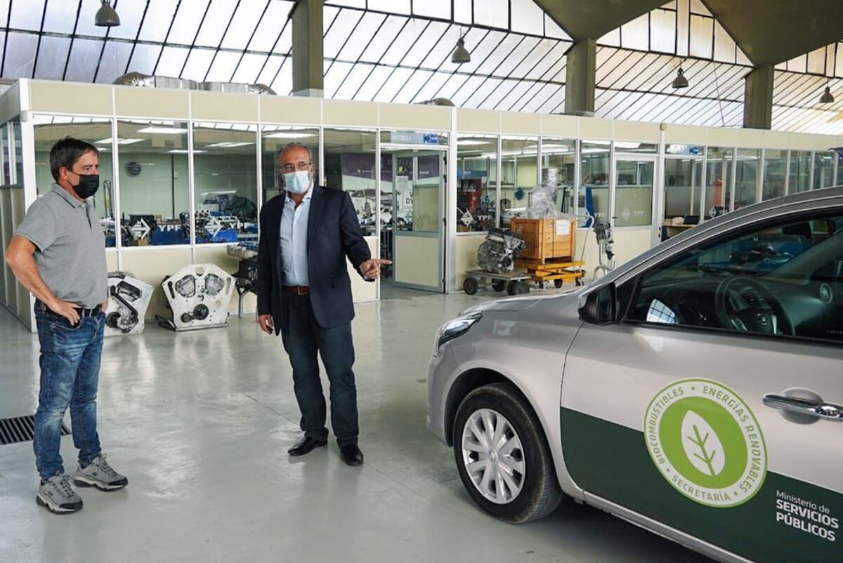 Prueba de biocombustibles en la flota de la Provincia en la planta de Oreste Berta. (Gobierno de Córdoba)