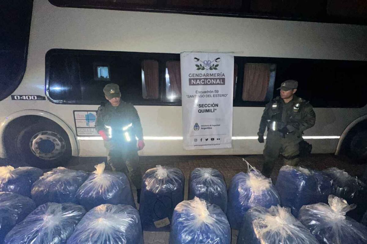 Utilizaron un tour de compras para trasladar más de 1.427 gramos de hojas de coca ilegalmente. (Gendarmería Nacional)