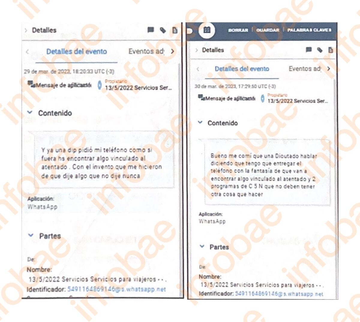 La Justicia abrió el celular de Gerardo Milman. (Infobae)