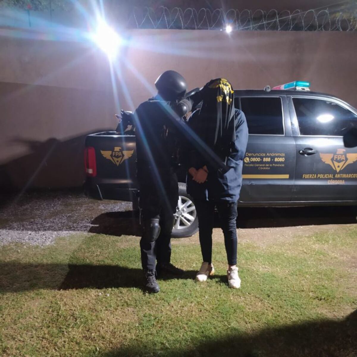 Operativo de la FPA en Villa Allende. (MPF)