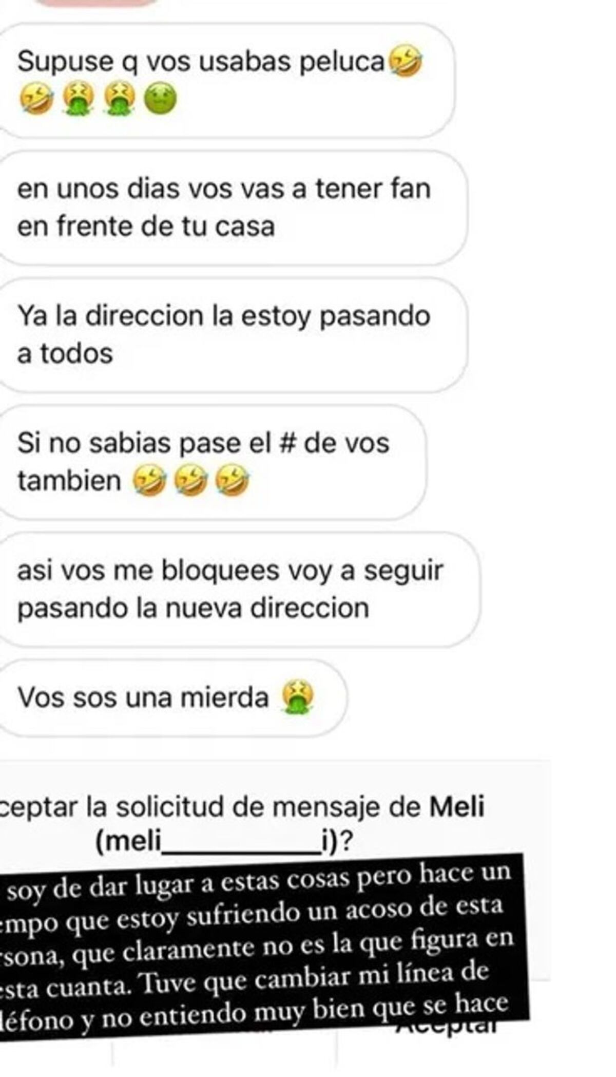 Violeta Urtizberea denunció que la acosan y amenazan por Instagram