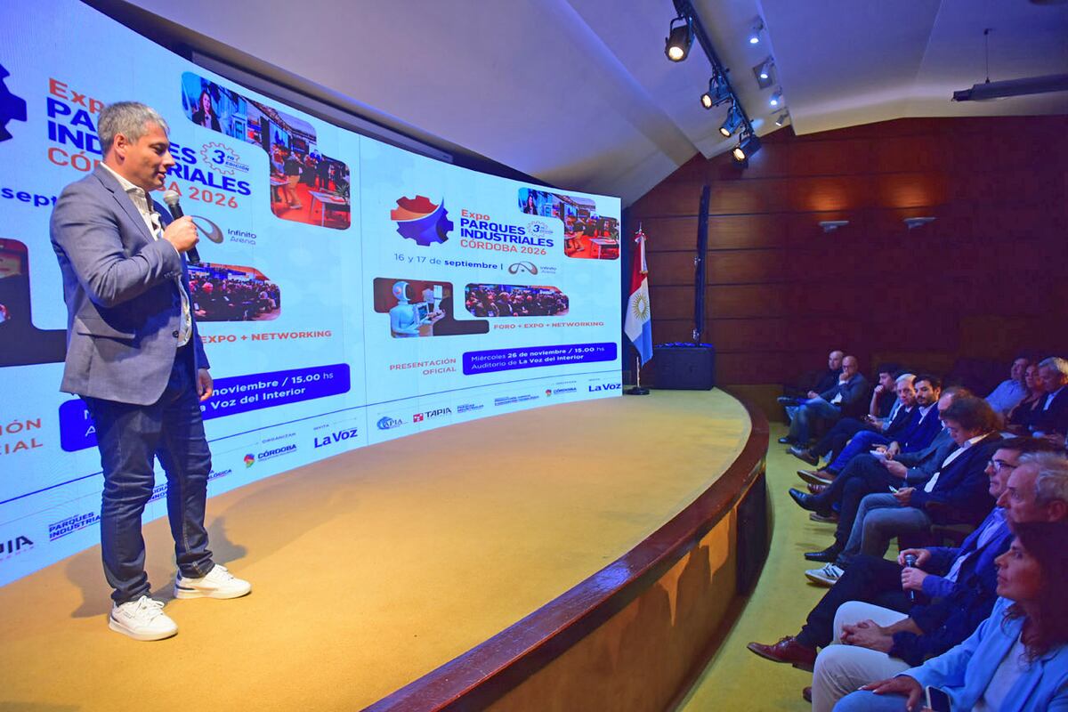 Diego Las Heras, responsable corporativo de Alianzas Estratégicas y Nuevos Negocios de La Voz, durante la presentación de la expo 2026.
