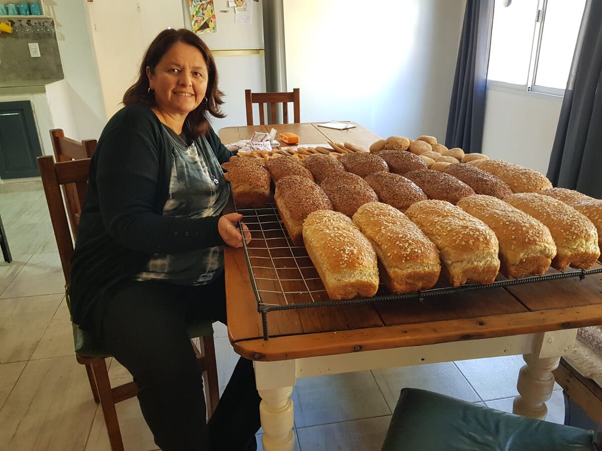 Ana Giraudo, con sus panificados artesanales