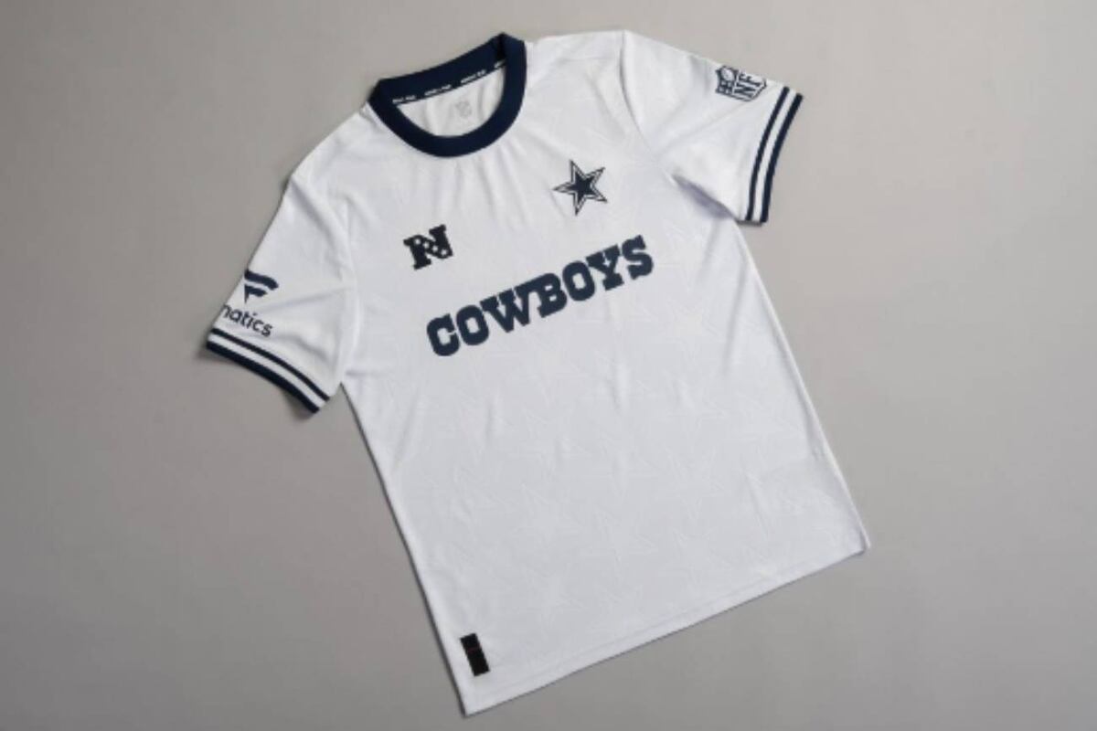 Las camisetas de los equipos de la NFL como si fueran de fútbol (Fanatics)