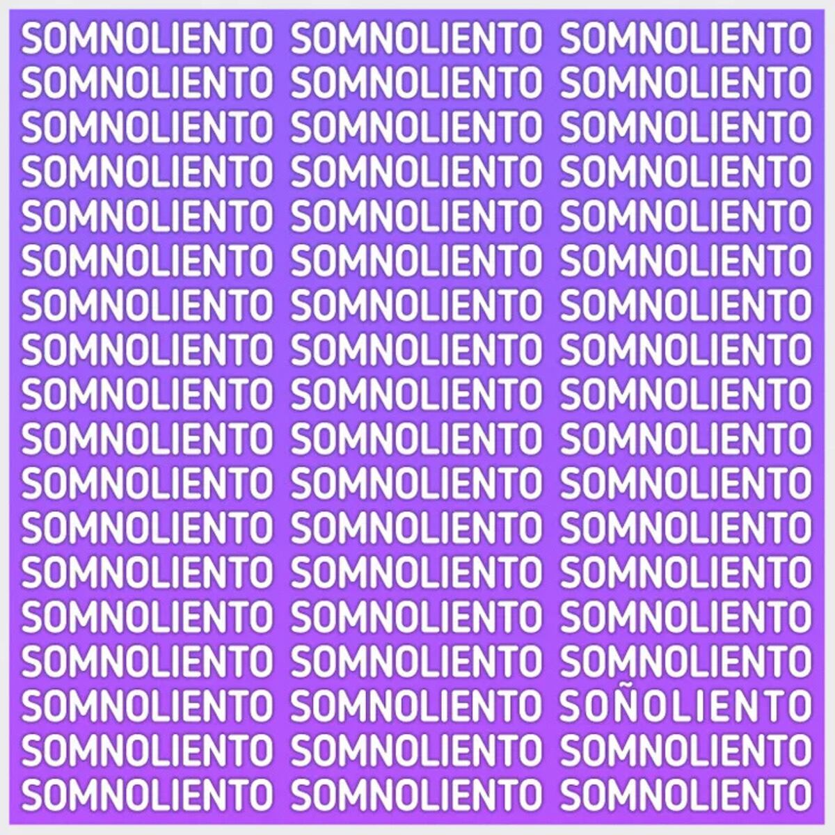 El reto visual.