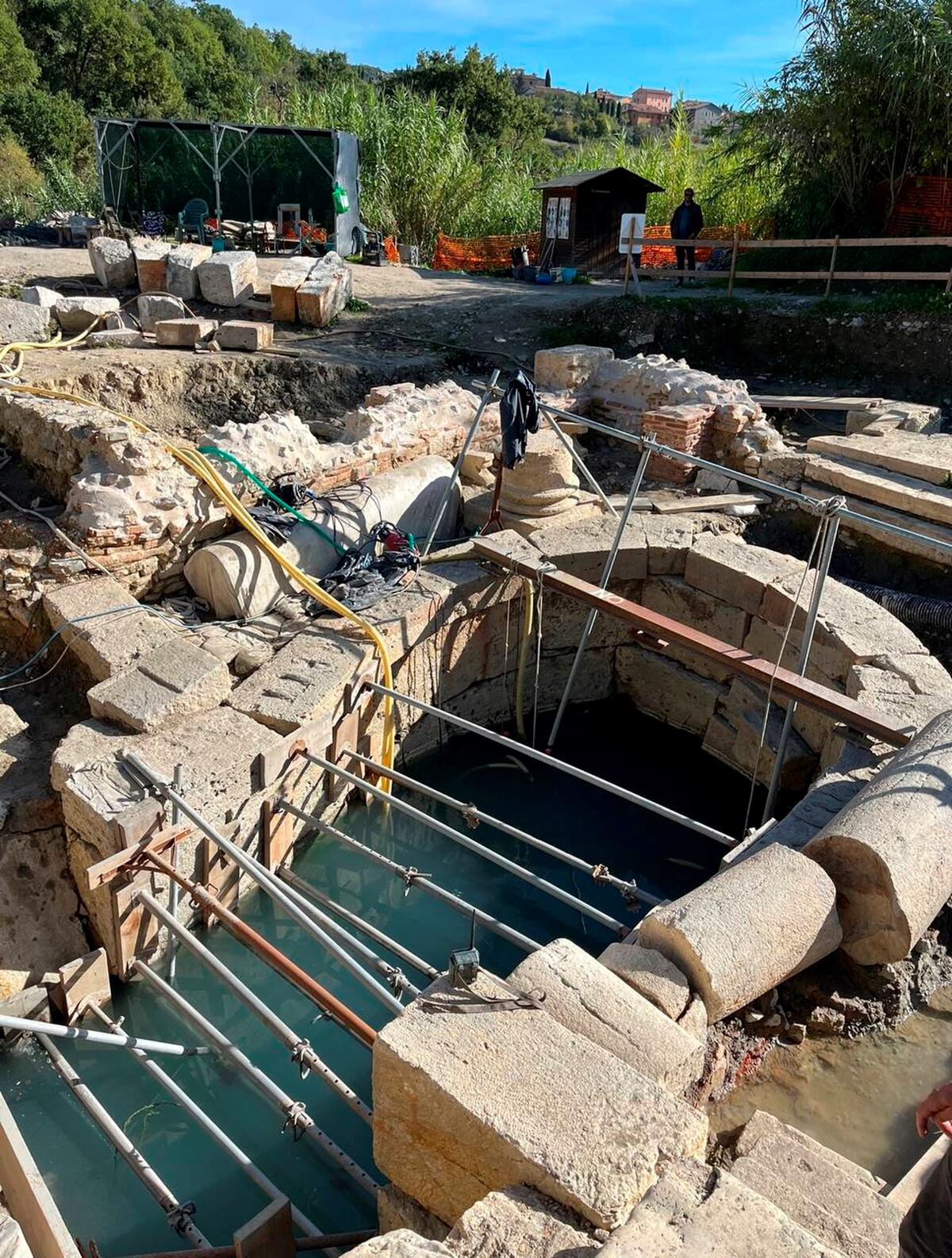 Italia. El descubrimiento podría reescribir la historia del Imperio romano. (AP)