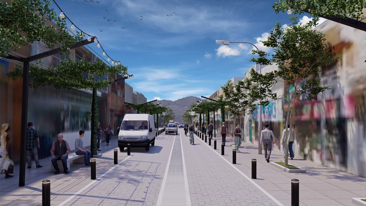 Así quedaría el centro proyectado, tras la reforma en marcha (Municipalidad