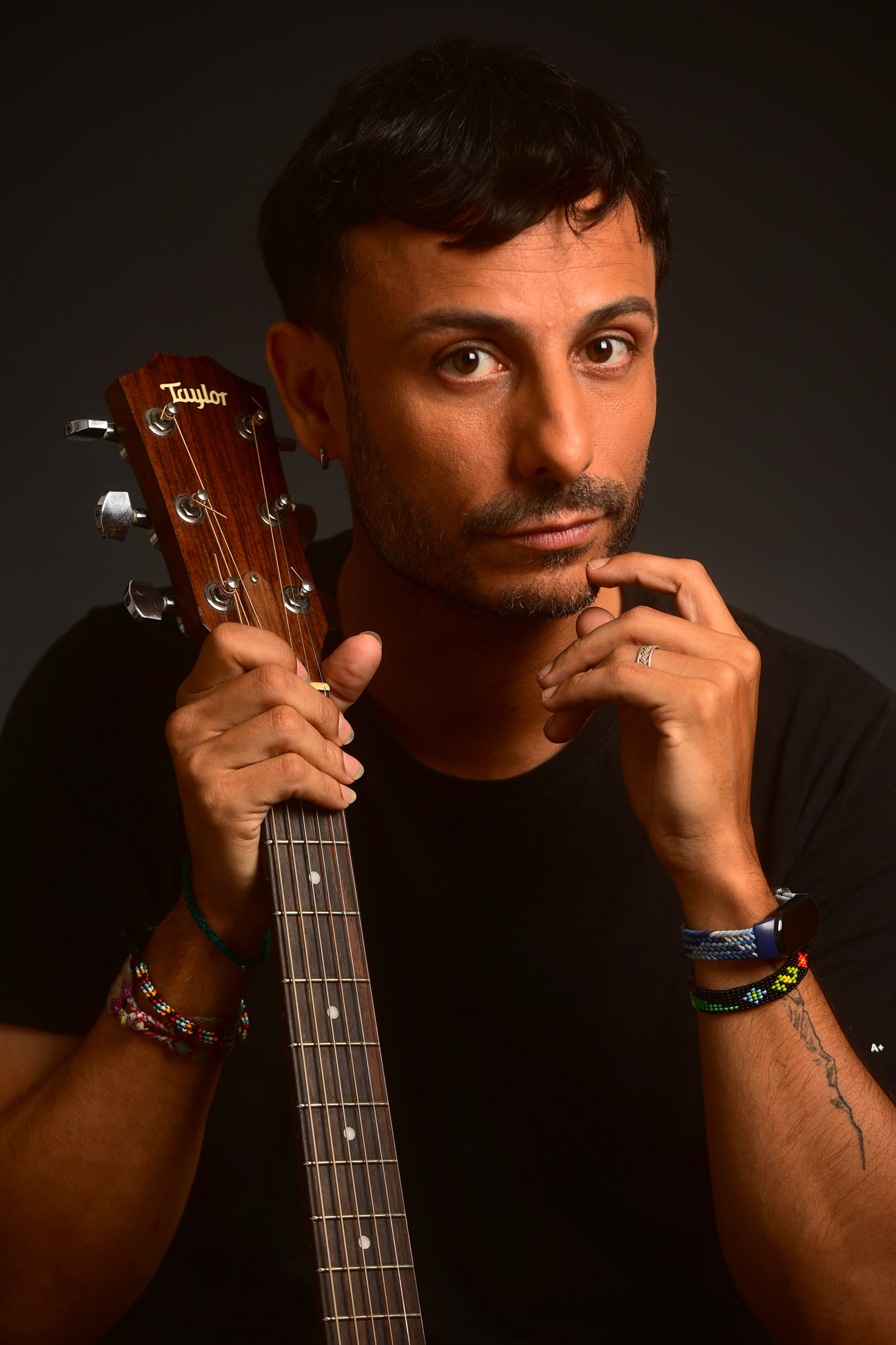 Lucas Heredia, músico, guitarrista, cantautor. (Nicolás Bravo / La Voz)