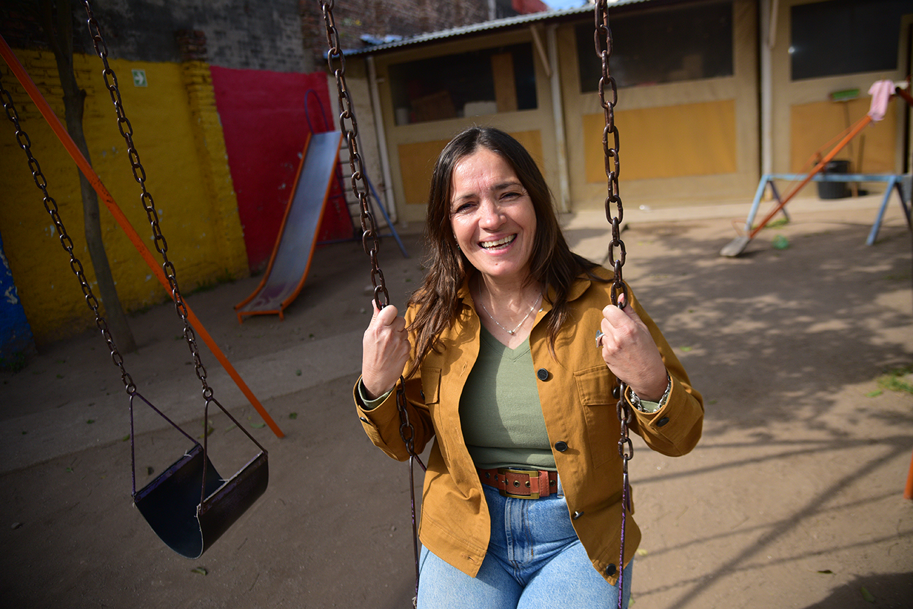 Viviana Cativelli, abogada y miembro de la organización "Si reímos, reímos todxs". (Pedro Castillo / La Voz)
