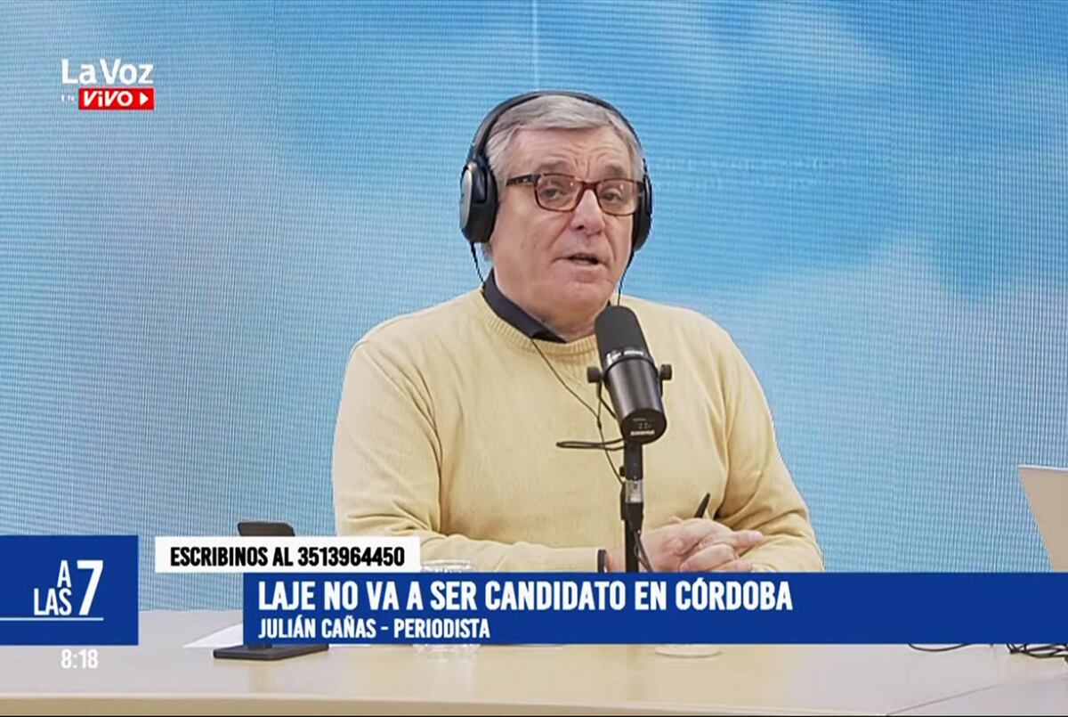 La Voz en Vivo. Julián Cañas en la primera mañana del streaming. (Captura)
