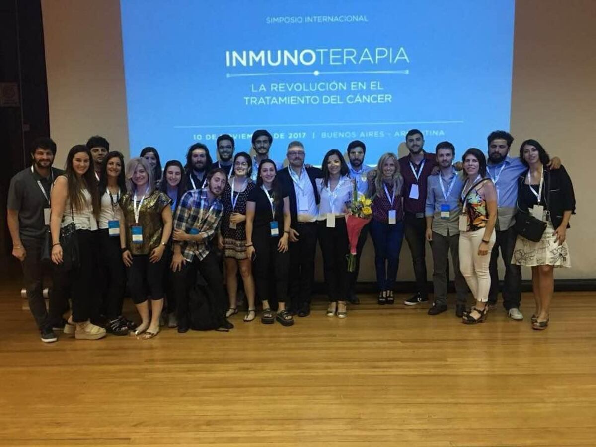 Grupo Rabinovich Lab en el Congreso de Inmunoterapia. (Gentileza)