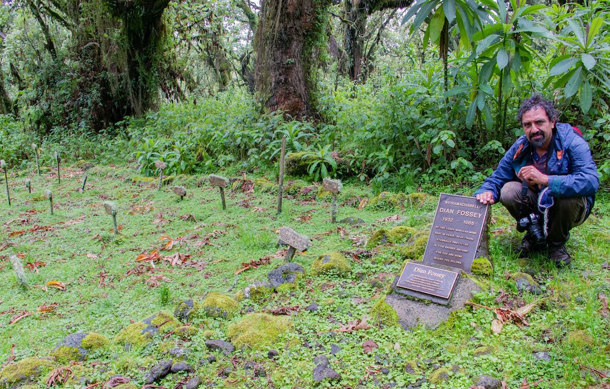Eterno descanso. La tumba de Diane Fossey