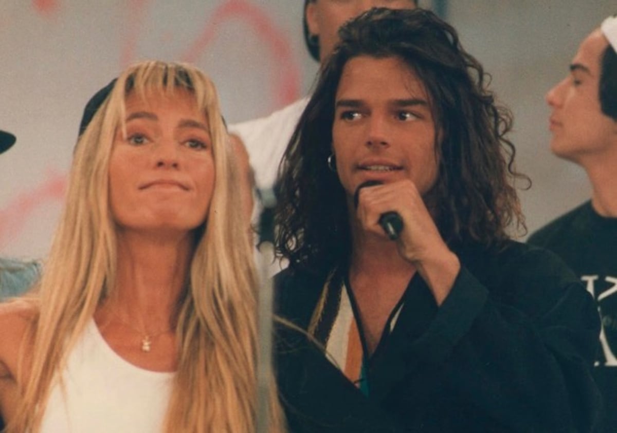 Las fotos retro que compartió Cris Morena del paso de Ricky Martin por Jugate Conmigo.