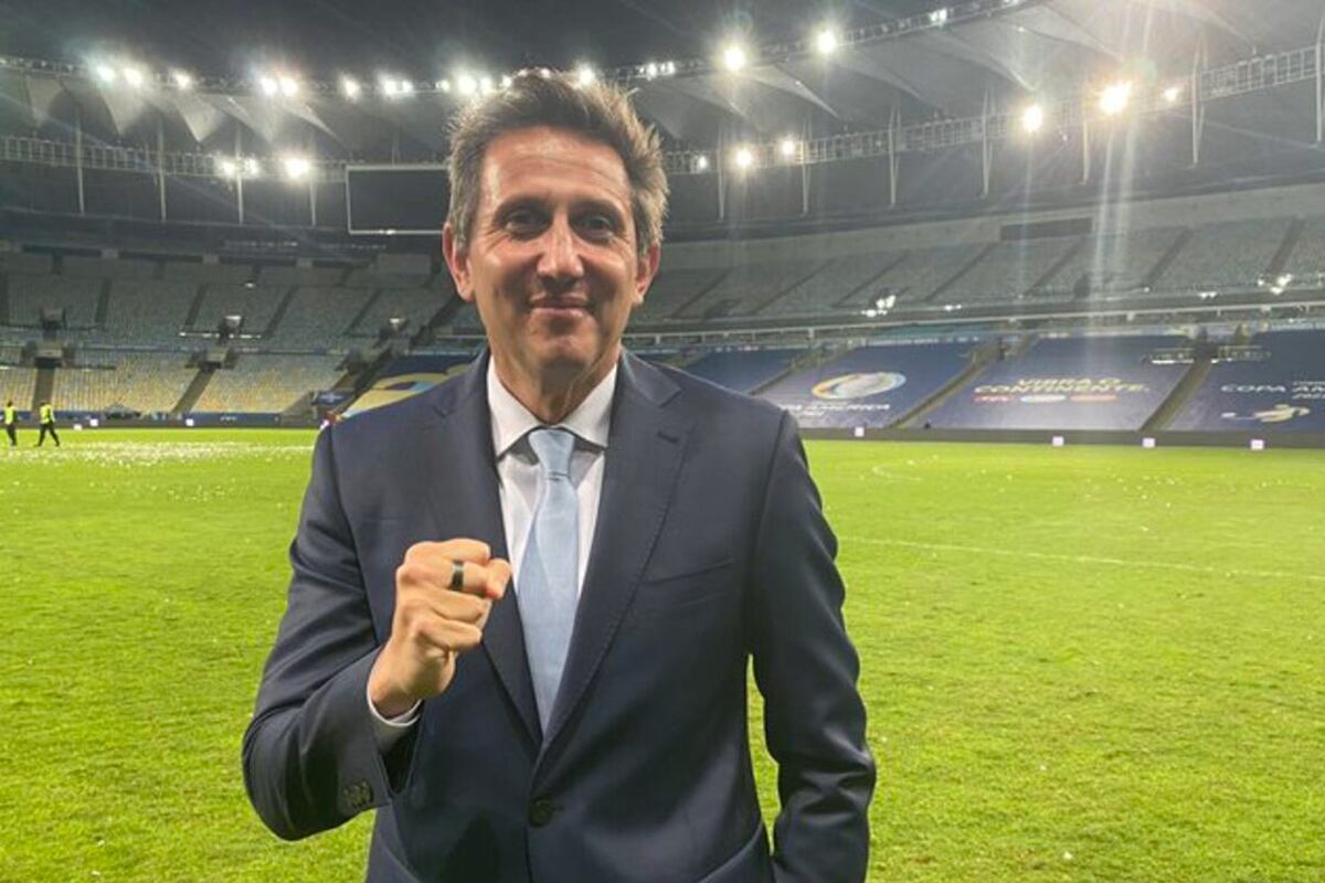 Juan Pablo Varsky en el campo de juego. (Web)