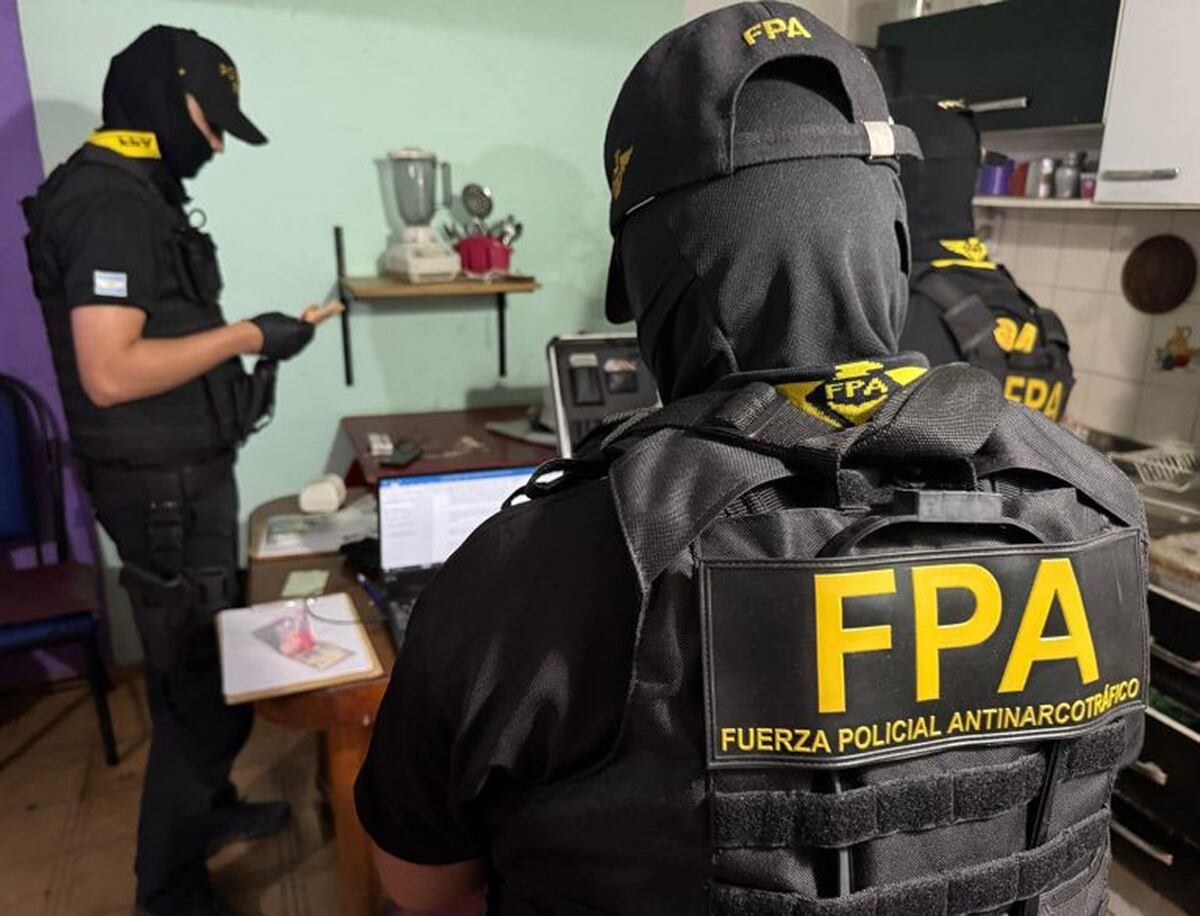 Allanamientos por drogas a cargo de la FPA. (Gentileza FPA)