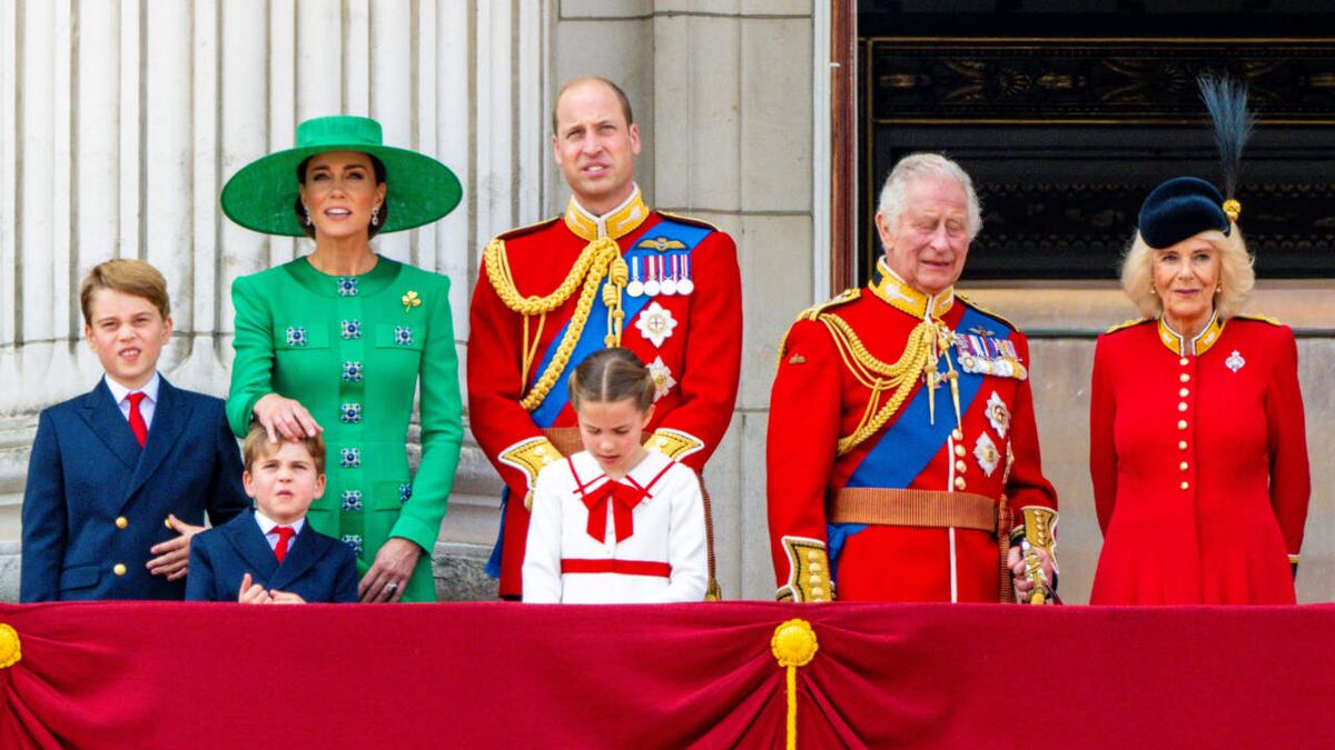 La familia real británica.
