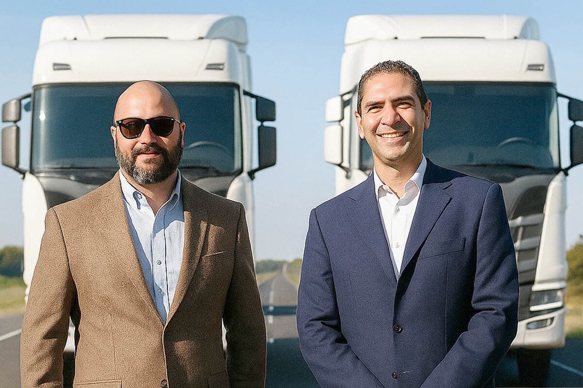 Eduardo Chávez y Sebastián Chávez impulsaron a la empresa que en 2025 movilizó 350 camiones con mercadería de distinto origen.