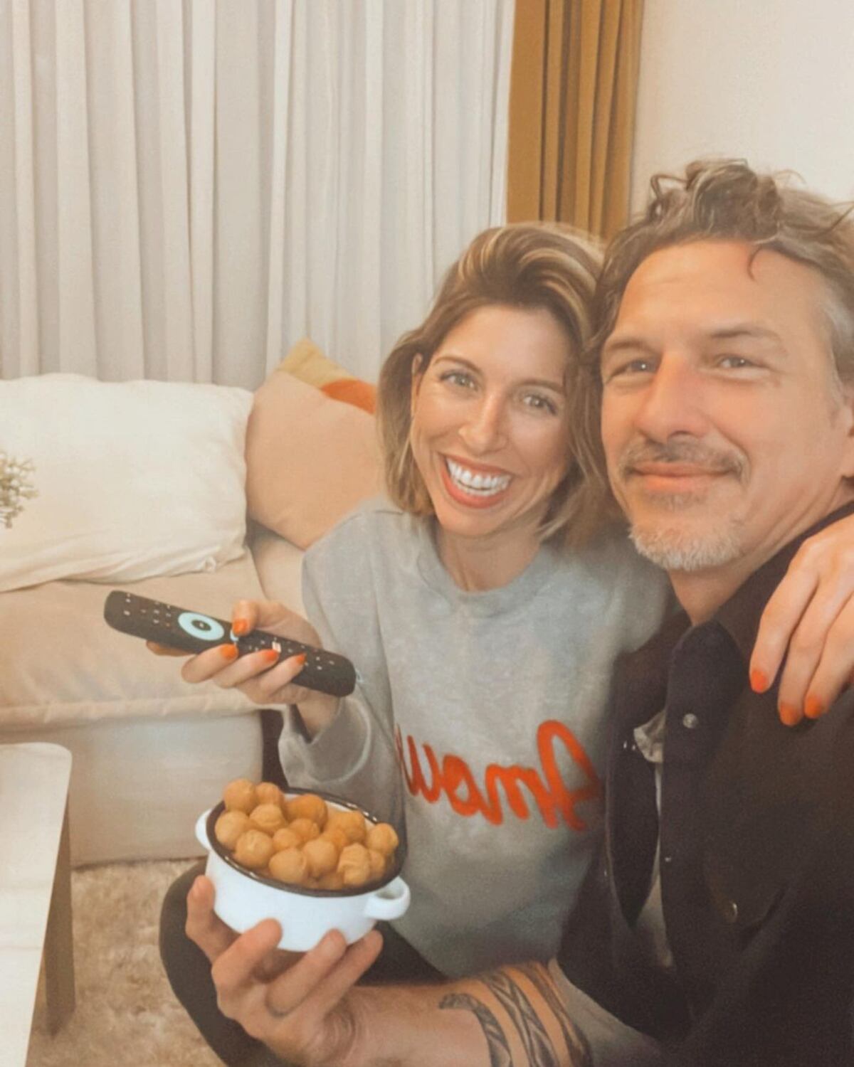 Flor Bertotti y Federico Amador. (Instagram Flor Bertotti)