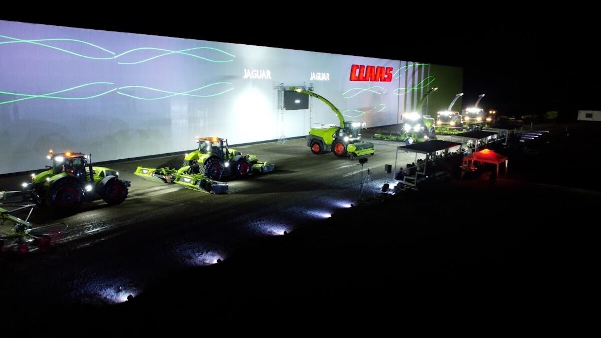 PRESENTACIÓN REGIONAL. La alemana Claas presentó en Oncativo su nueva línea de picadoras de forraje para el Cono Sur. (Gentileza Claas)