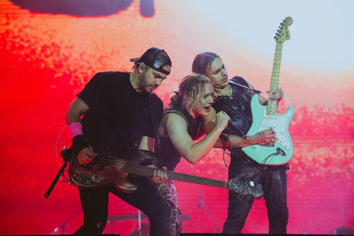 Airbag en River. (DF Entertainment e @irishsuarez)