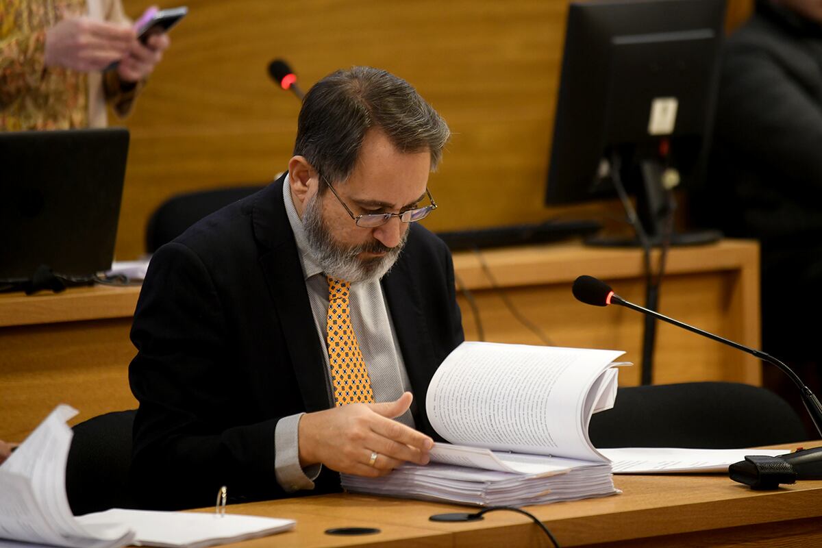 El fiscal Marcelo Fenoll estuvo a cargo de la acusación. (Ramiro Pereyra / La Voz)