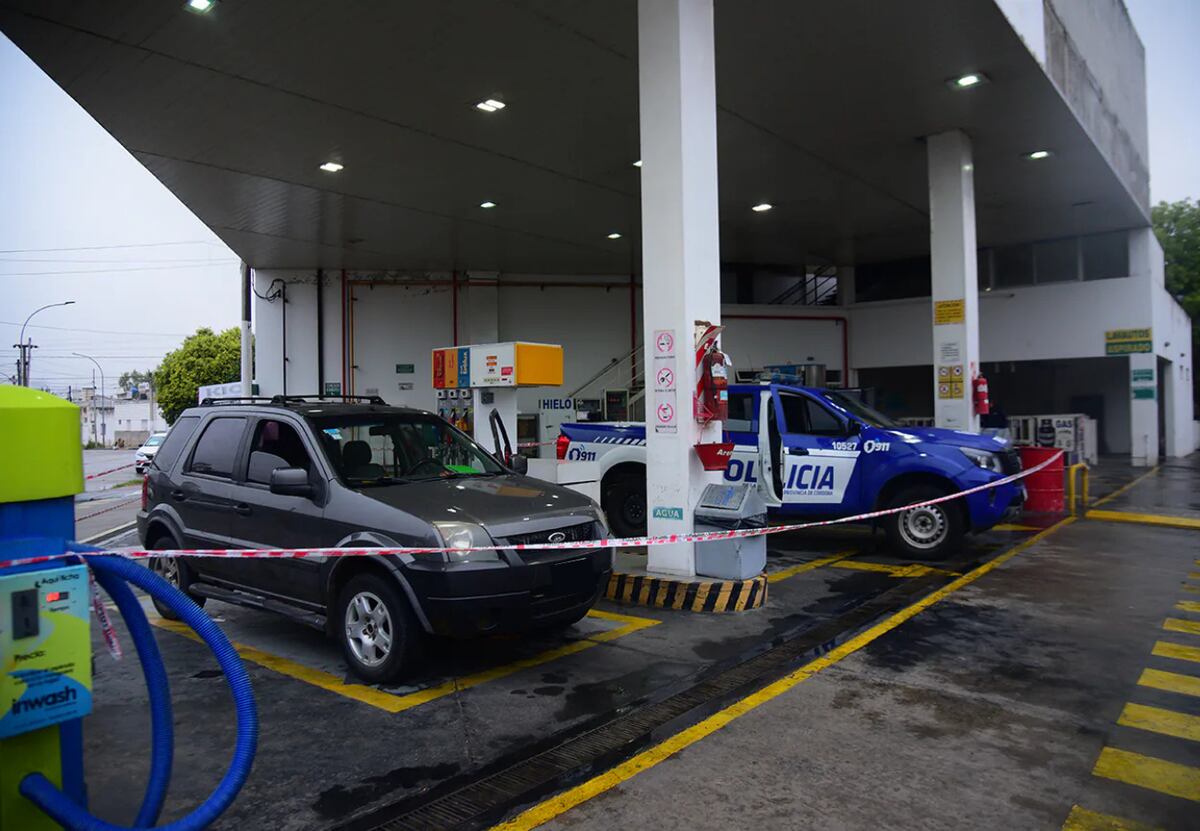 La estación de servicio donde ocurrió el hecho fatal.