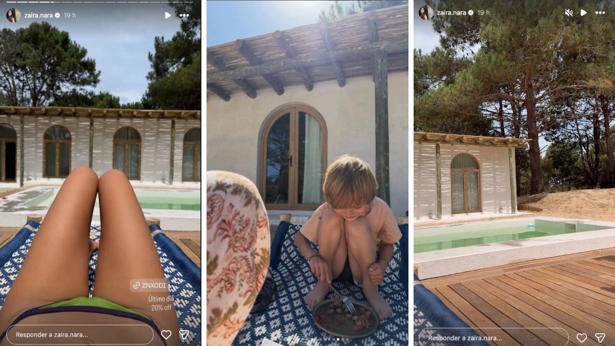 La modelo mostró cómo quedó su espectacular patio con pileta para disfrutar del verano.