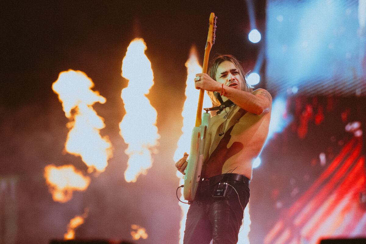 Airbag en River. (DF Entertainment, Mazza Photo e @irishsuarez)