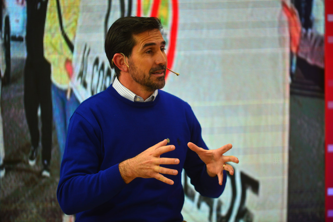 Fernando Rambaldi, intendente de La Calera, en el programa Voz y Voto.  (Nicolás Bravo / La Voz)