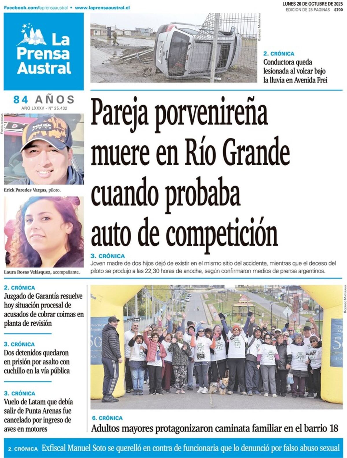 Tragedia en Río Grande.