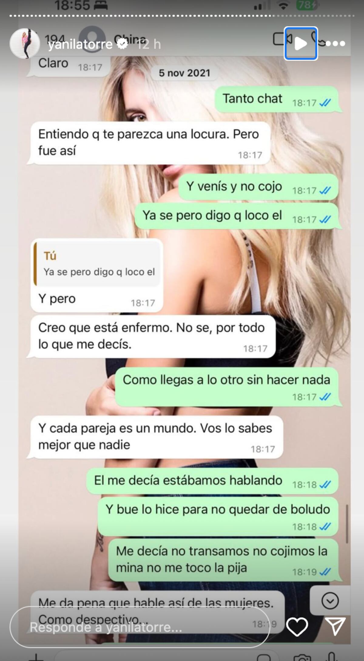 Foto: captura pantalla Instagram.