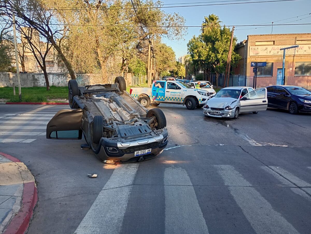 La zona del impacto. (Policía)