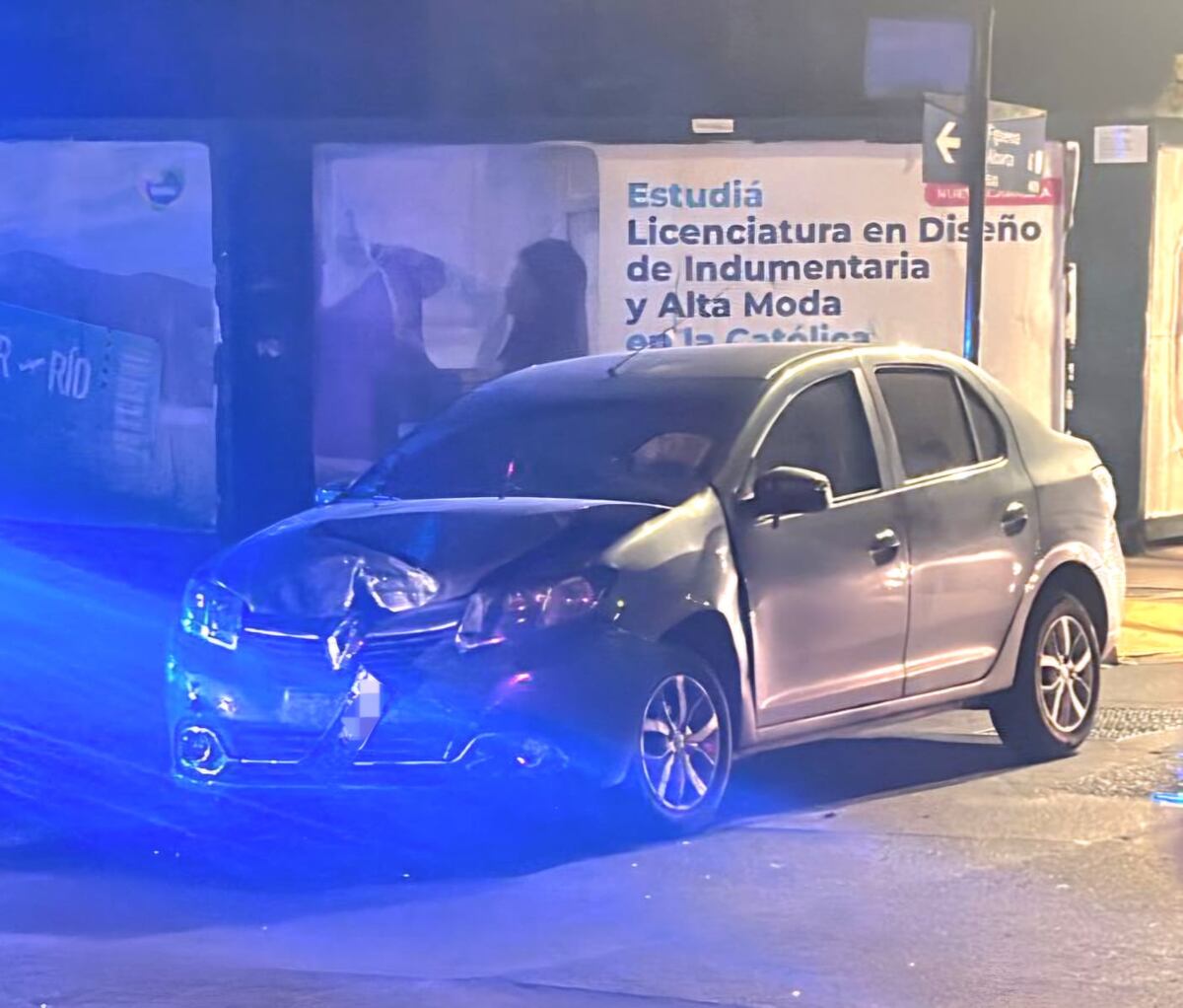 Ocurrió en la mañana de este sábado en la intersección de avenida Humberto Primo y Figueroa Alcorta.