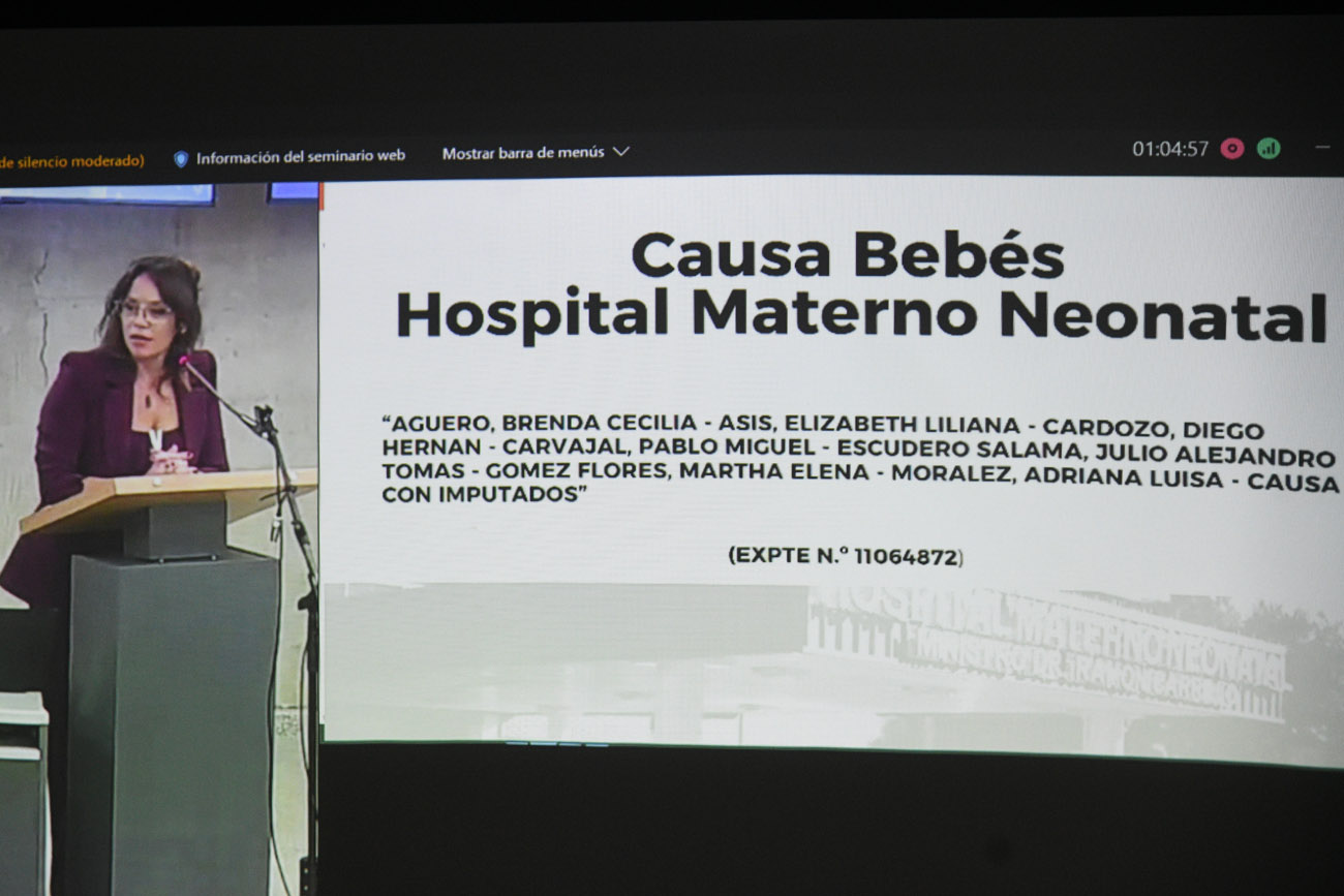 Juicio por muerte de bebés en el Hospital Materno Neonatal. Alegatos de querellantes.  (Ramiro Pereyra / La Voz)