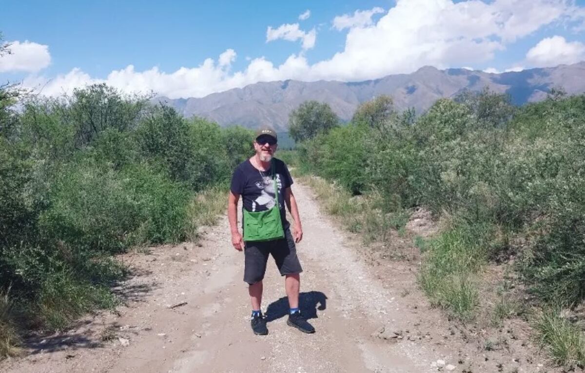 Daniel Aráoz viene a menudo a Córdoba ciudad y se escapa a Traslasierra, al pie del Champaquí. (Gentileza)