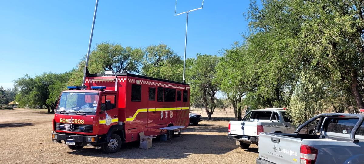 La Federación de Bomberos en Guasapampa. 
