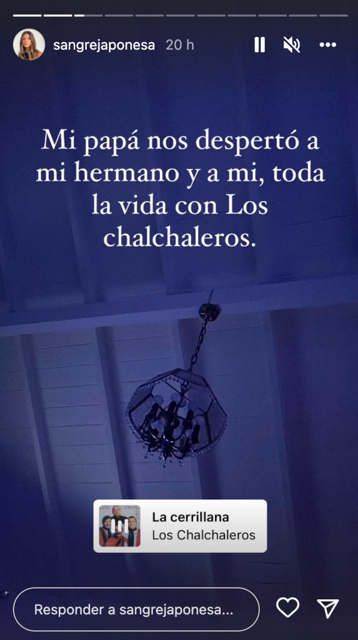 Las historias que compartió Eugenia con sus seguidores.