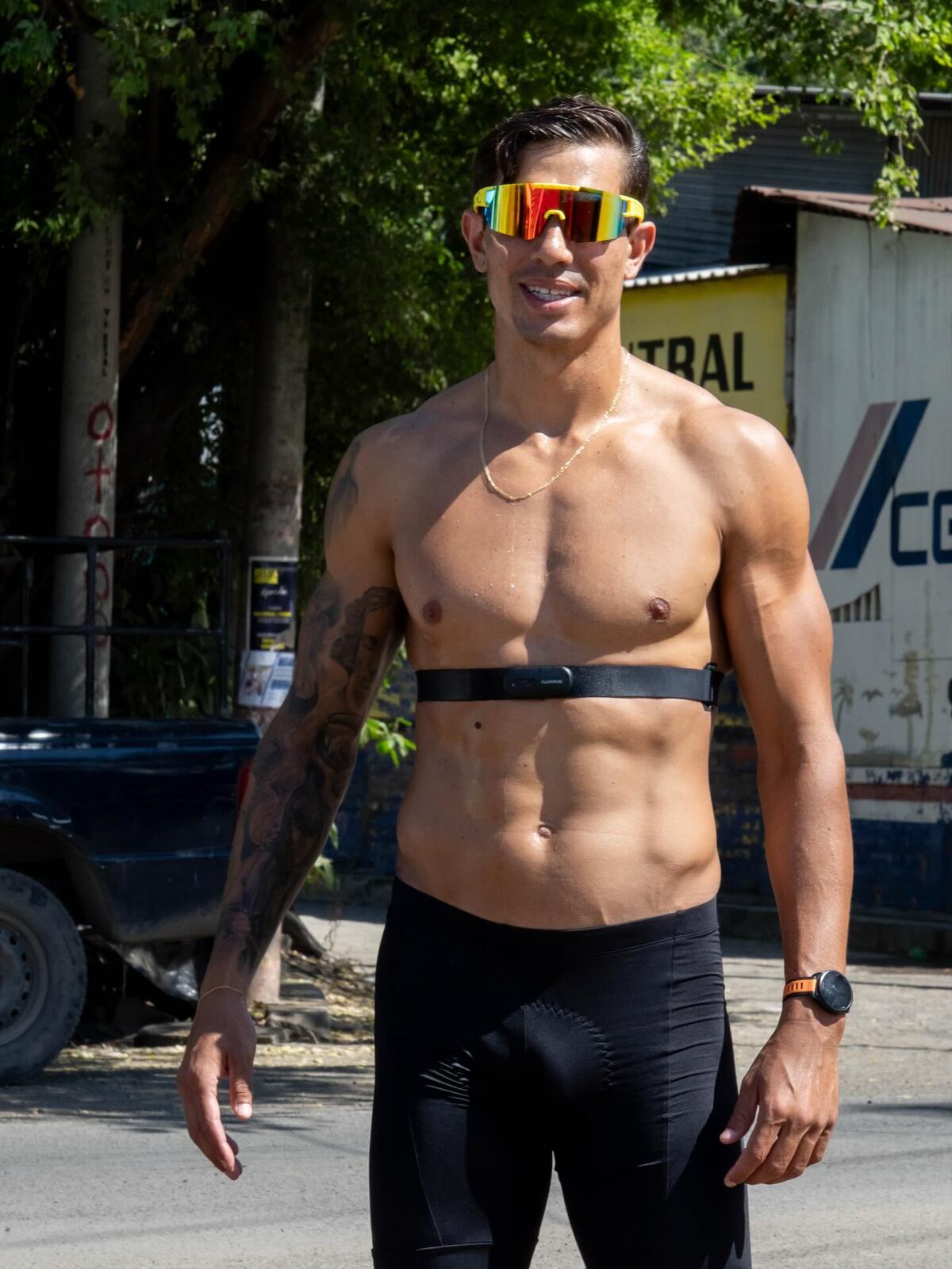 Juan Ignacio Mare, ex Instituto y hoy atleta del Ironman. (Gentileza Facebook Juan Ignacio Mare).