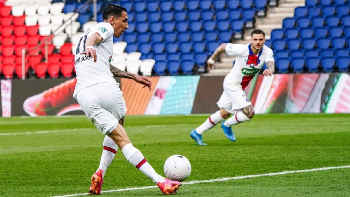 Di María y Mauro Icardi, los argentinos que están en el PSG.