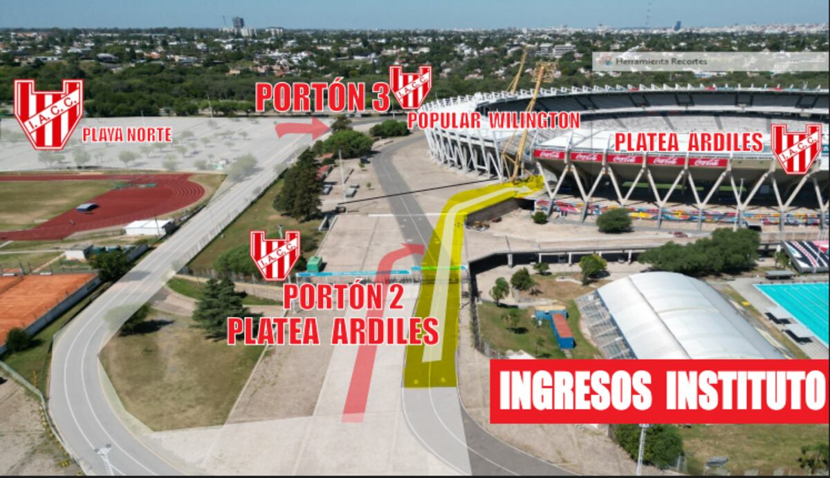 Los detalles del operativo de seguridad de Instituto-River. (Gentileza Cosedepro).
