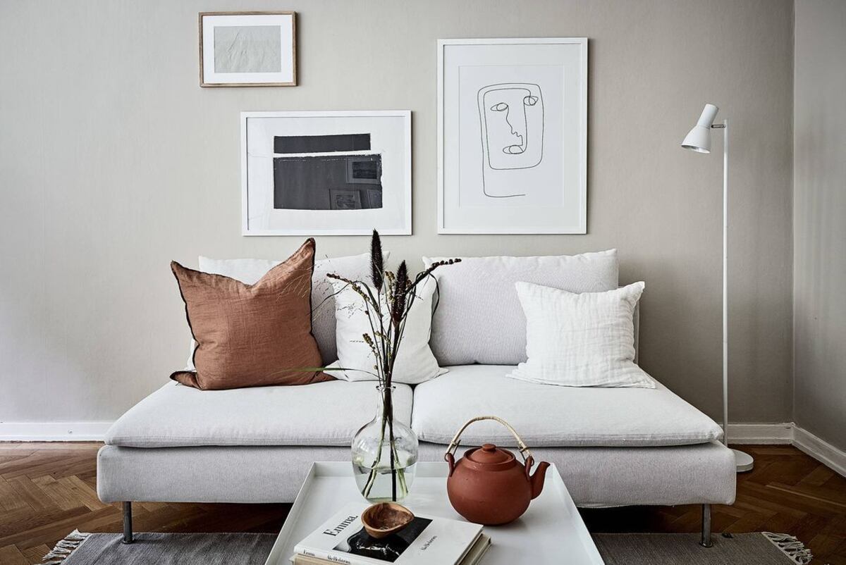 Greige, un “no-color” que es tendencia. (Foto: Pinterest)