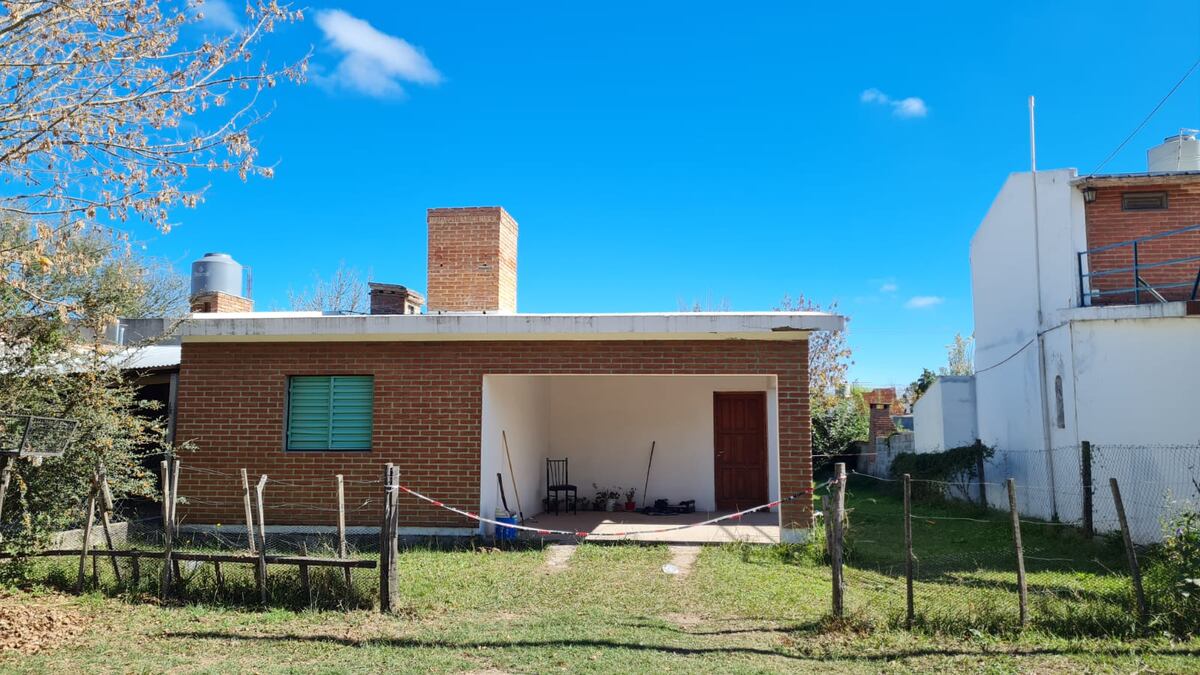 La casa de Nono que alquila Emilse. Allí habría ocurrido el crimen (Gentileza Carolina Militello)