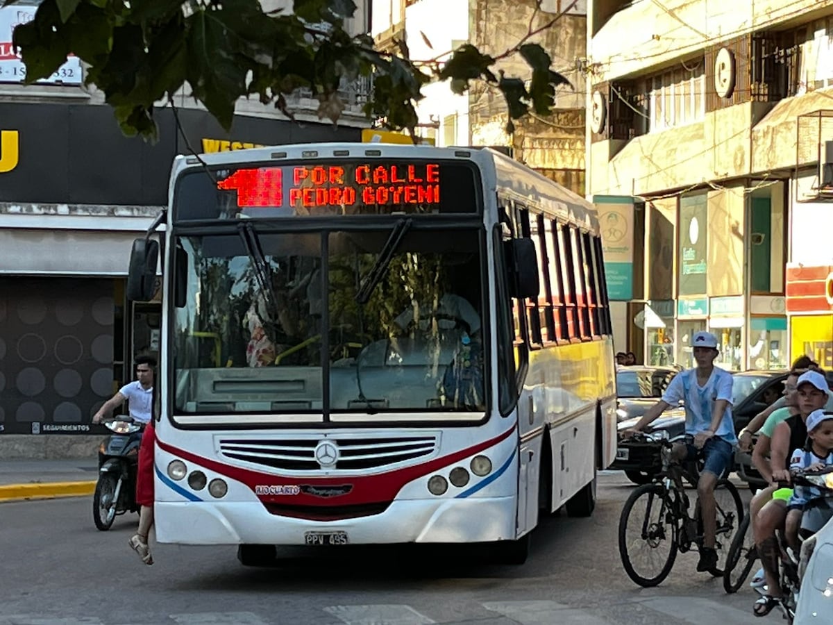 Río Cuarto. Transporte urbano (Tommy Fragueiro/La Voz).