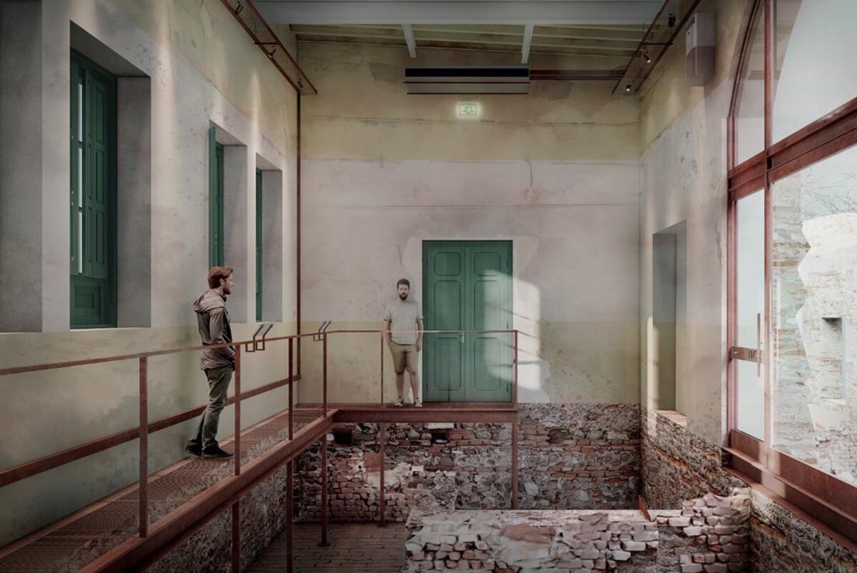 Trabajan en las obras del nuevo centro cultural y en la recuperación de las ruinas para poner en valor construcciones jesuíticas. (Fotos gentileza UNC)