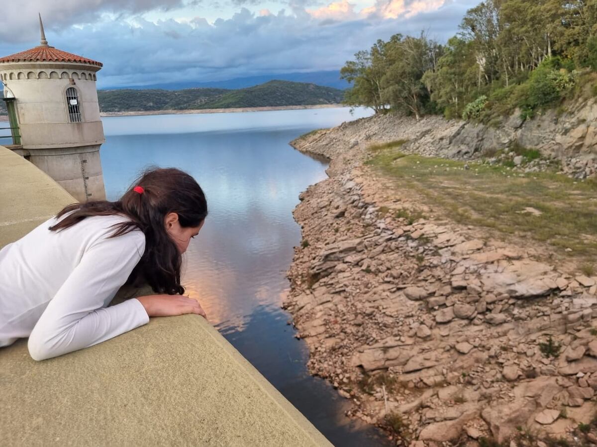 Dique La Viña, en Traslasierra.  (La Voz / Archivo)