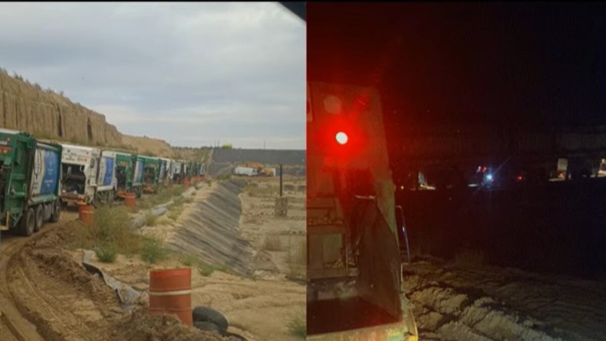 Trabajo a reglamento en la planta de Cormecor ralentiza la entrada para descarga de los camiones recolectores de residuos.