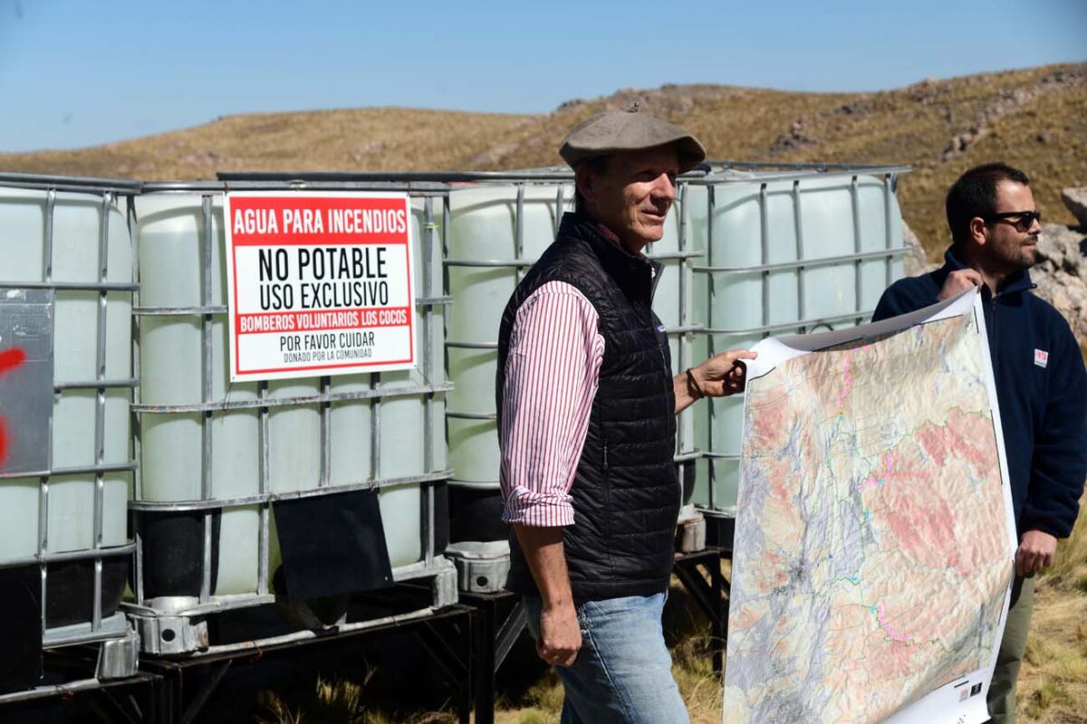 “Agua en altura”, la primera red de abastecimiento de agua a través de tanques bins. (Ramiro Pereyra / La Voz)