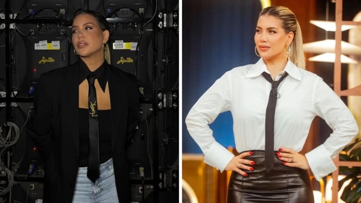 Wanda Nara y el “ejecutivo glam”: cómo llevar la tendencia genderless con impronta poderosa