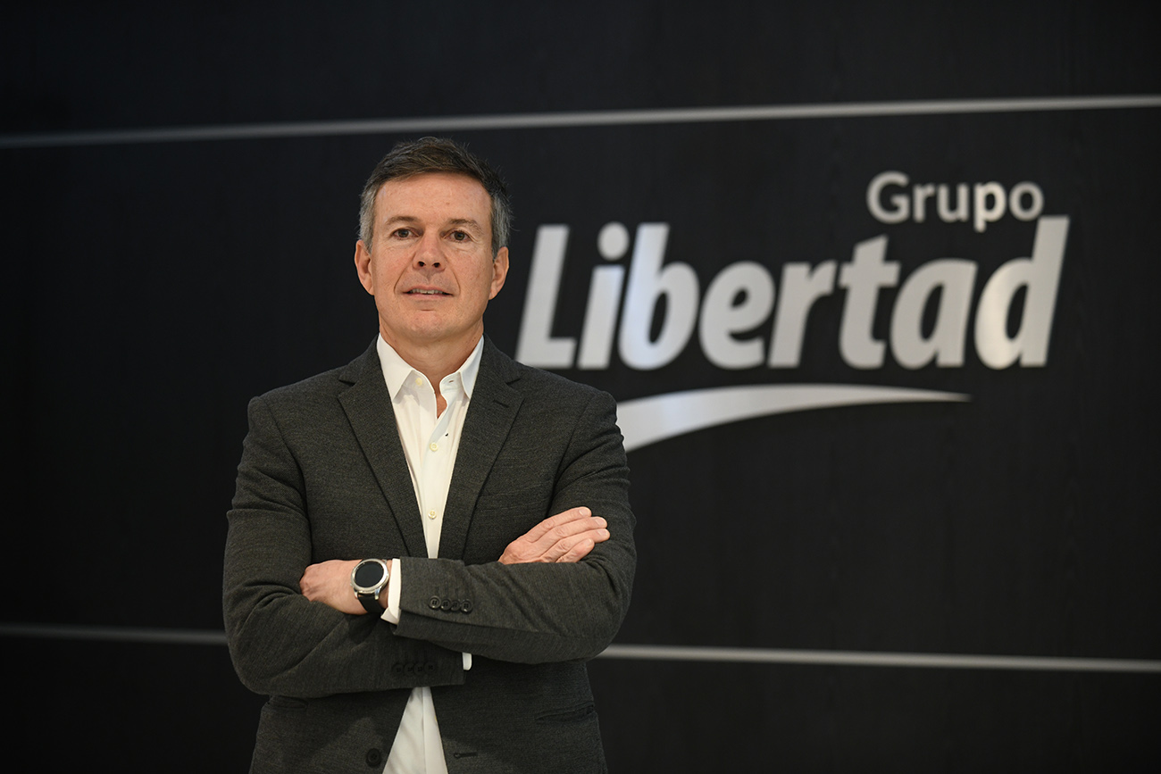“Tenemos marcas propias muy valoradas pero en este momento es complejo su desarrollo, por los problemas de abastecimiento que enfrenta la industria en general. Las mantenemos, pero no son nuestro foco”, señala Quagliata, CEO del Grupo Libertad. (Ramiro Pereyra /La Voz)